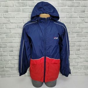 Vintage Fila Lightweight Hooded‎ Windbreaker